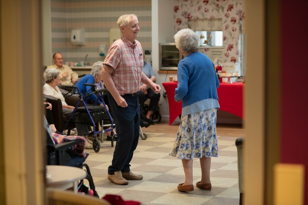 seniors at community event